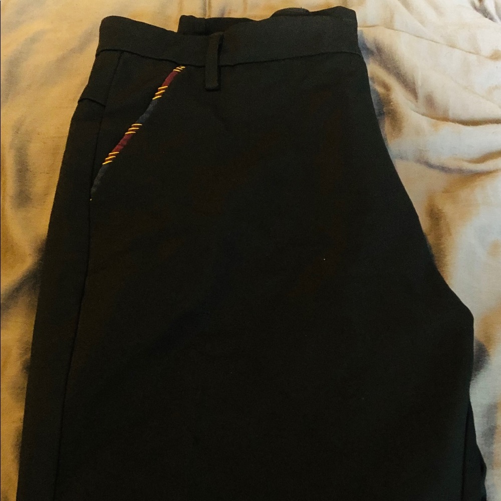 Three pairs of slim fit/skinny slacks